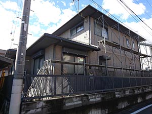 高崎市新町 サイディング外壁とスレート屋根塗装